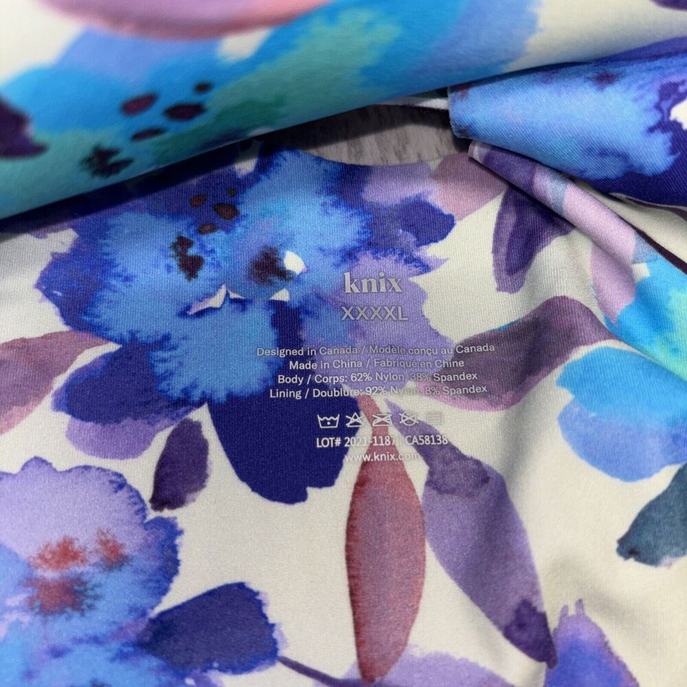 Womens Size XXXXL Knix Floral Sports Bra EUC - Picture 4 of 4